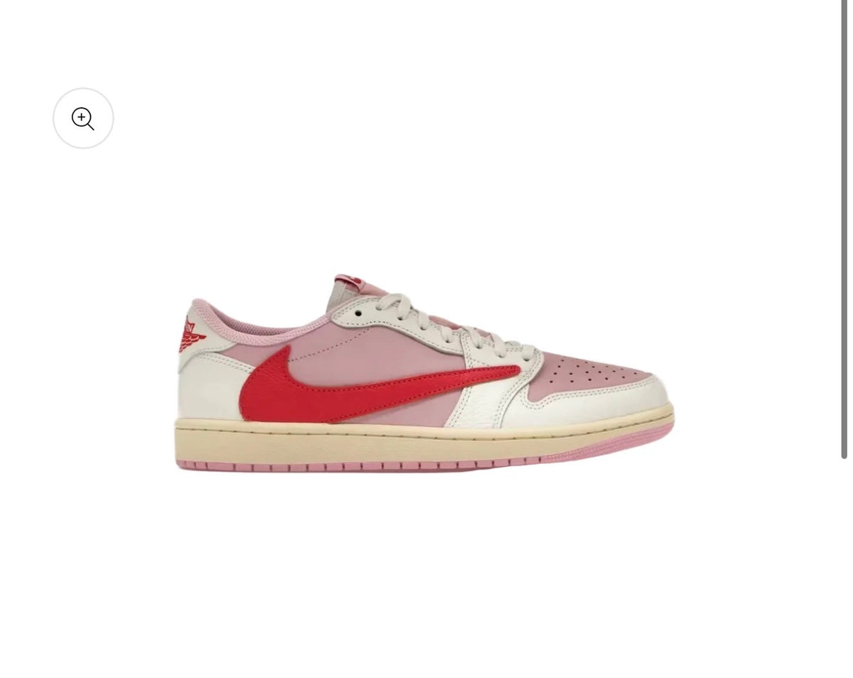 Jordan 1 Retro Low SP Travis Scott Sail Tropical Pink