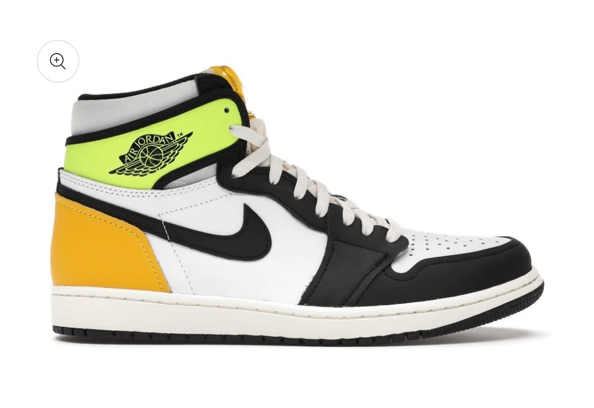 Jordan 1 Retro “White Black Volt”