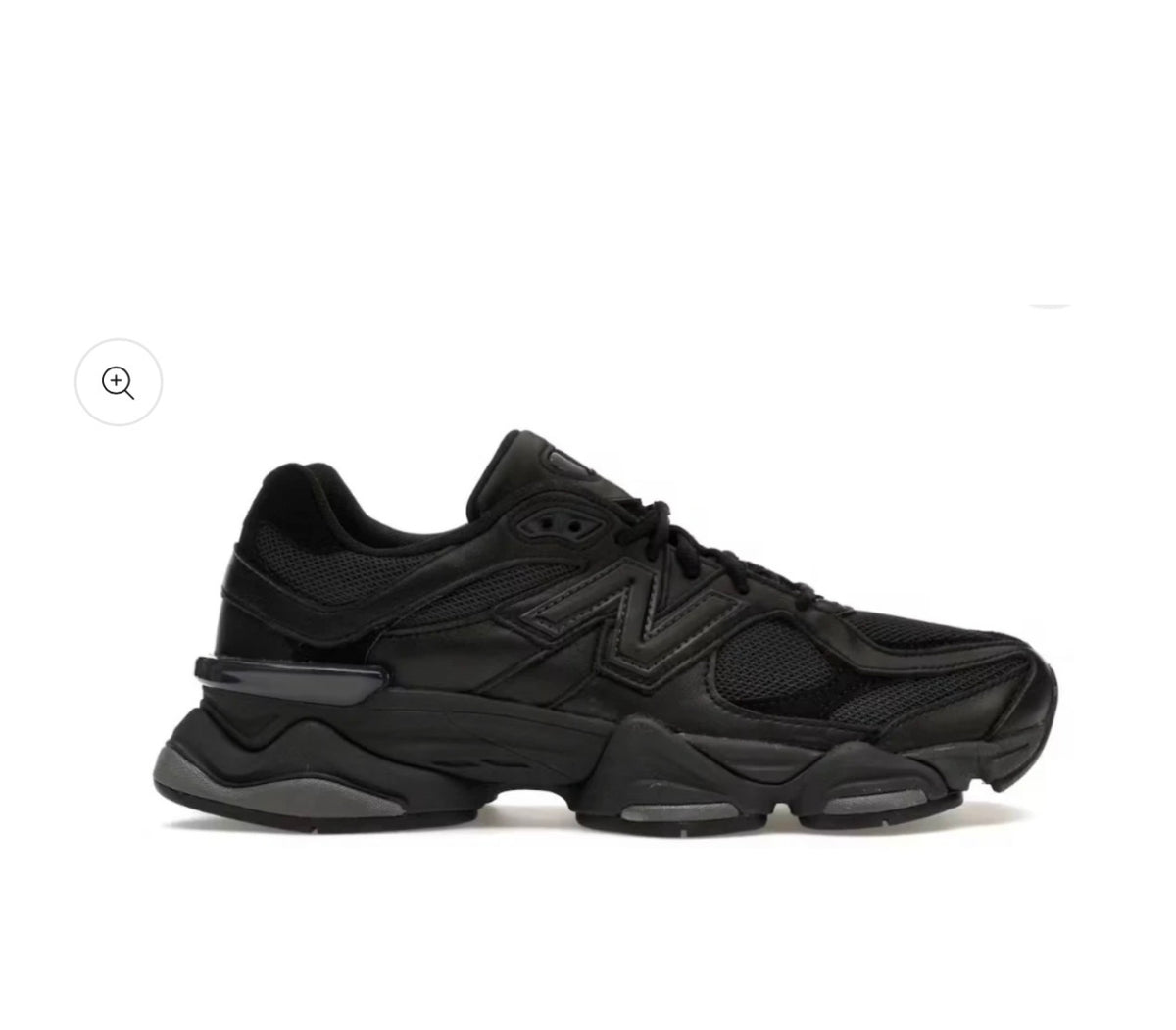 New Balance 9060 Leather Triple Black