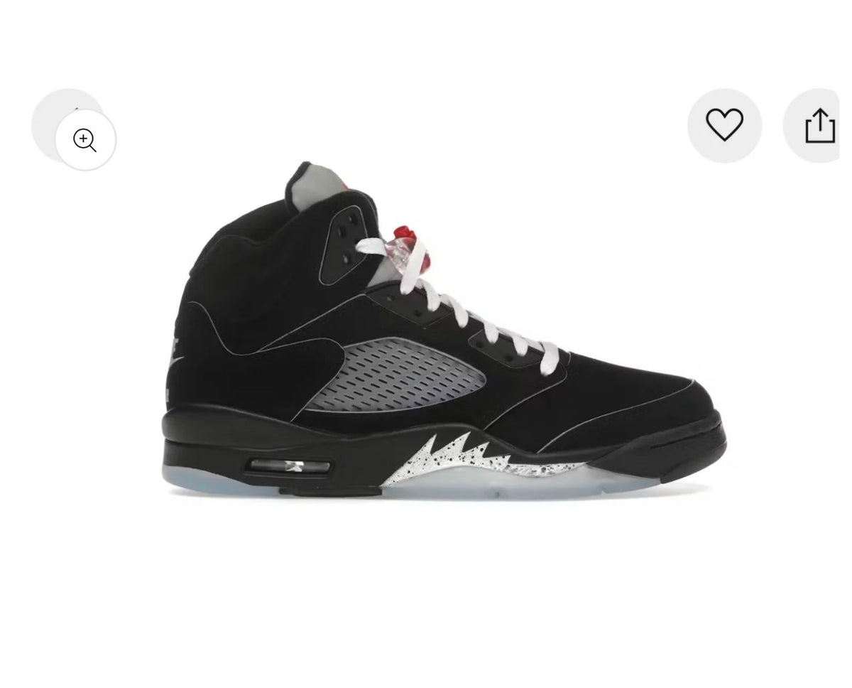 Jordan 5 Retro Black Metallic Reimagined