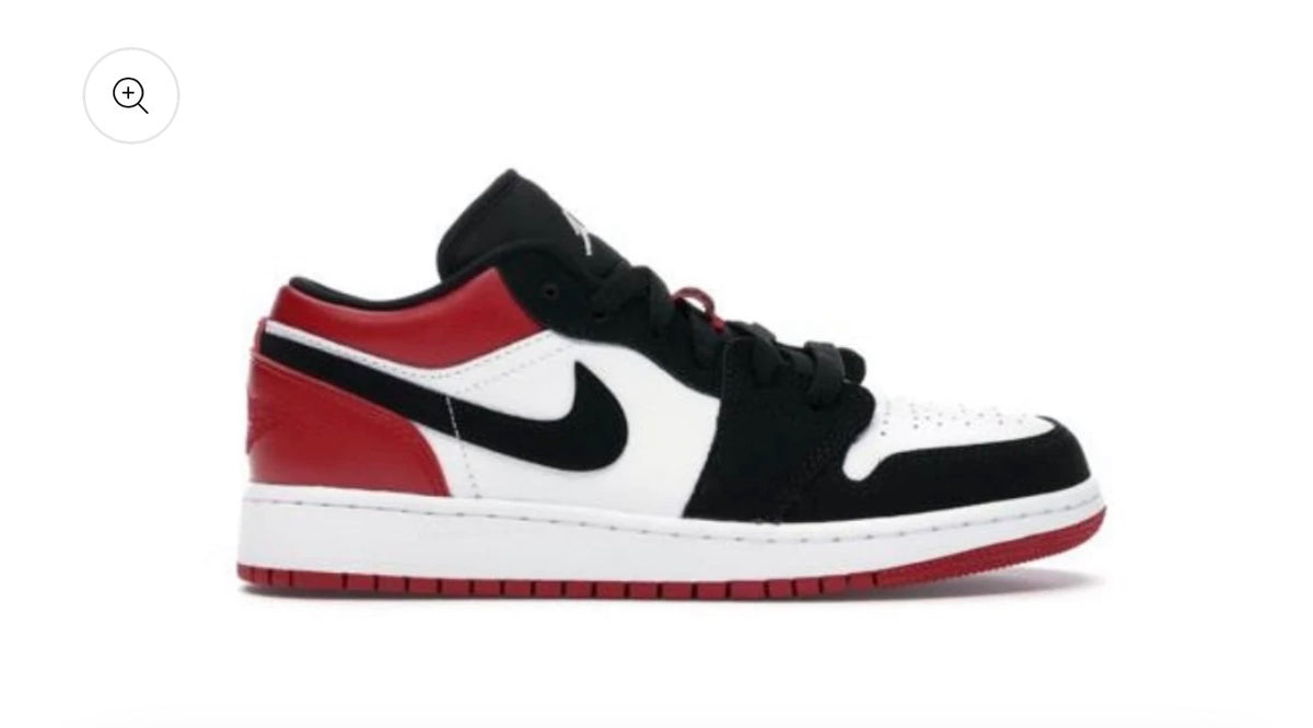 Jordan 1 Low Black Toe