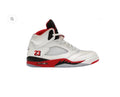 Jordan 5 Retro Fire Red Black Tongue (2025)