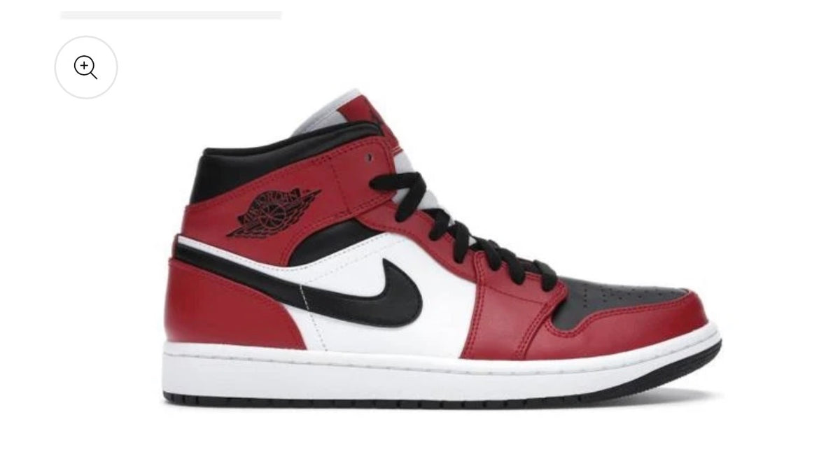Jordan 1 Retro Mid Chicago Toe
