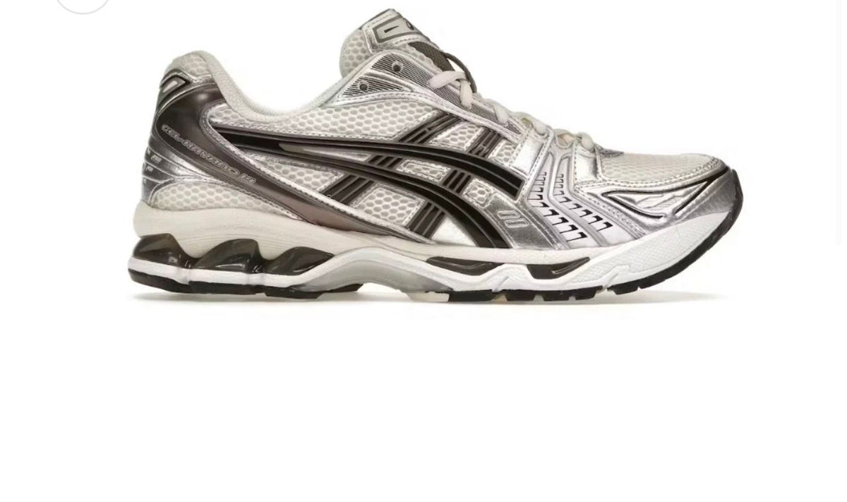 ASICS Gel-Kayano 14 crema, negro, ciruela metalizado